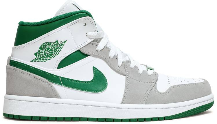 Air Jordan 1 Mid SE Grey Pine Green DC7294-103